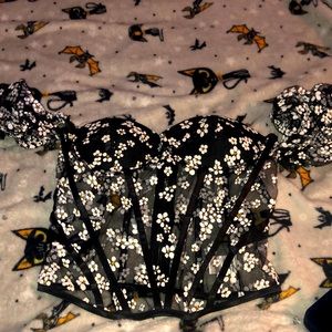 Corset Flower Top